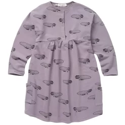 Printed Dress Purple