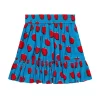 Stella McCartney Kids Printed Skirt Blue