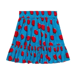 Stella McCartney Kids Printed Skirt Blue