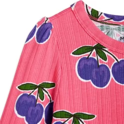 Mini Rodini GOTS Plum Printed Dress Pink 6 Mini Rodini GOTS Plum Printed Dress Pink -PETIT BATEAU Store 1024x1024 1513