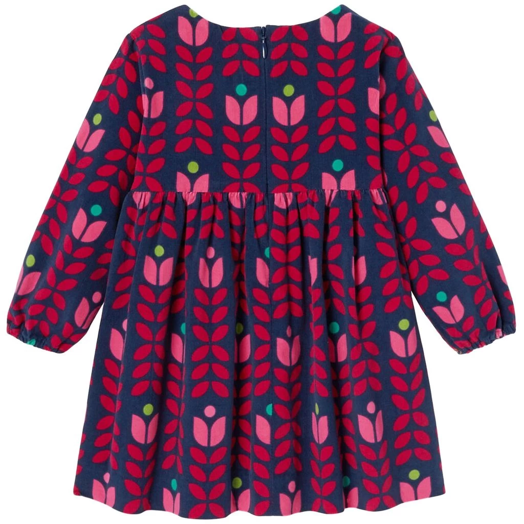 Jacadi Printed Baby Dress Navy 2 Jacadi Printed Baby Dress Navy - Image 2