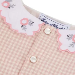 TARTINE ET CHOCOLAT Gingham Dress Vieux Rose -PETIT BATEAU Store 1024x1024 1542