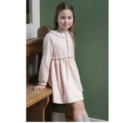 TARTINE ET CHOCOLAT Gingham Dress Vieux Rose -PETIT BATEAU Store 1024x1024 1544