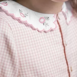 TARTINE ET CHOCOLAT Gingham Dress Vieux Rose -PETIT BATEAU Store 1024x1024 1545