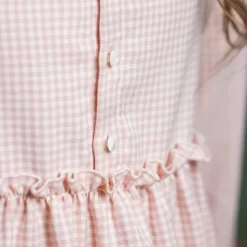TARTINE ET CHOCOLAT Gingham Dress Vieux Rose -PETIT BATEAU Store 1024x1024 1546