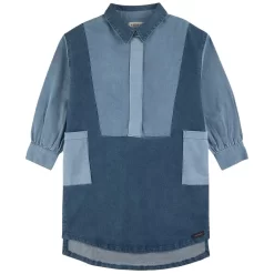 Sanna Shirt Dress With Denim Moonlight Blue