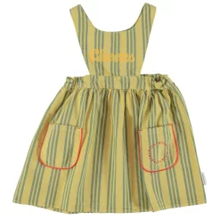 Striped Dress Khaki