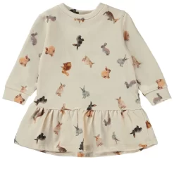 Molo GOTS Calypso Dress Jumping Bunnies