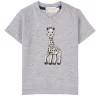 Embroidered T-Shirt Gray Melange