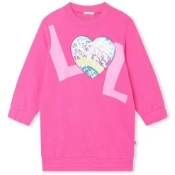 Billieblush Sweat Dress With Sequins Pink