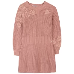 TARTINE ET CHOCOLAT Knitted Dress Vieux Rose