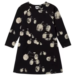 Journey Split A-Dress Black