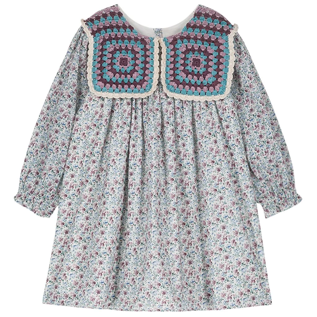 Louise Misha Warise Dress Cream Retro Pansy 1 Louise Misha Warise Dress Cream Retro Pansy