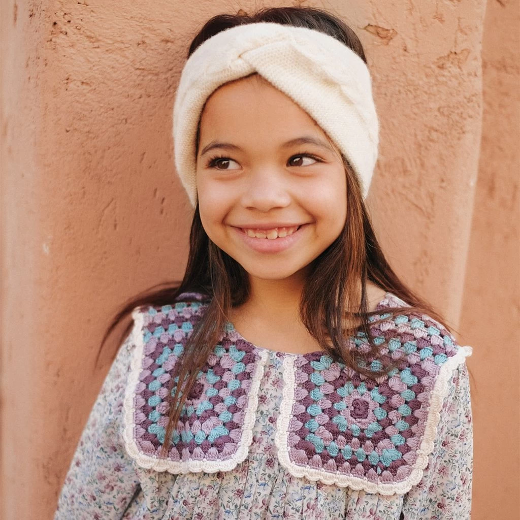 Louise Misha Warise Dress Cream Retro Pansy 2 Louise Misha Warise Dress Cream Retro Pansy - Image 2