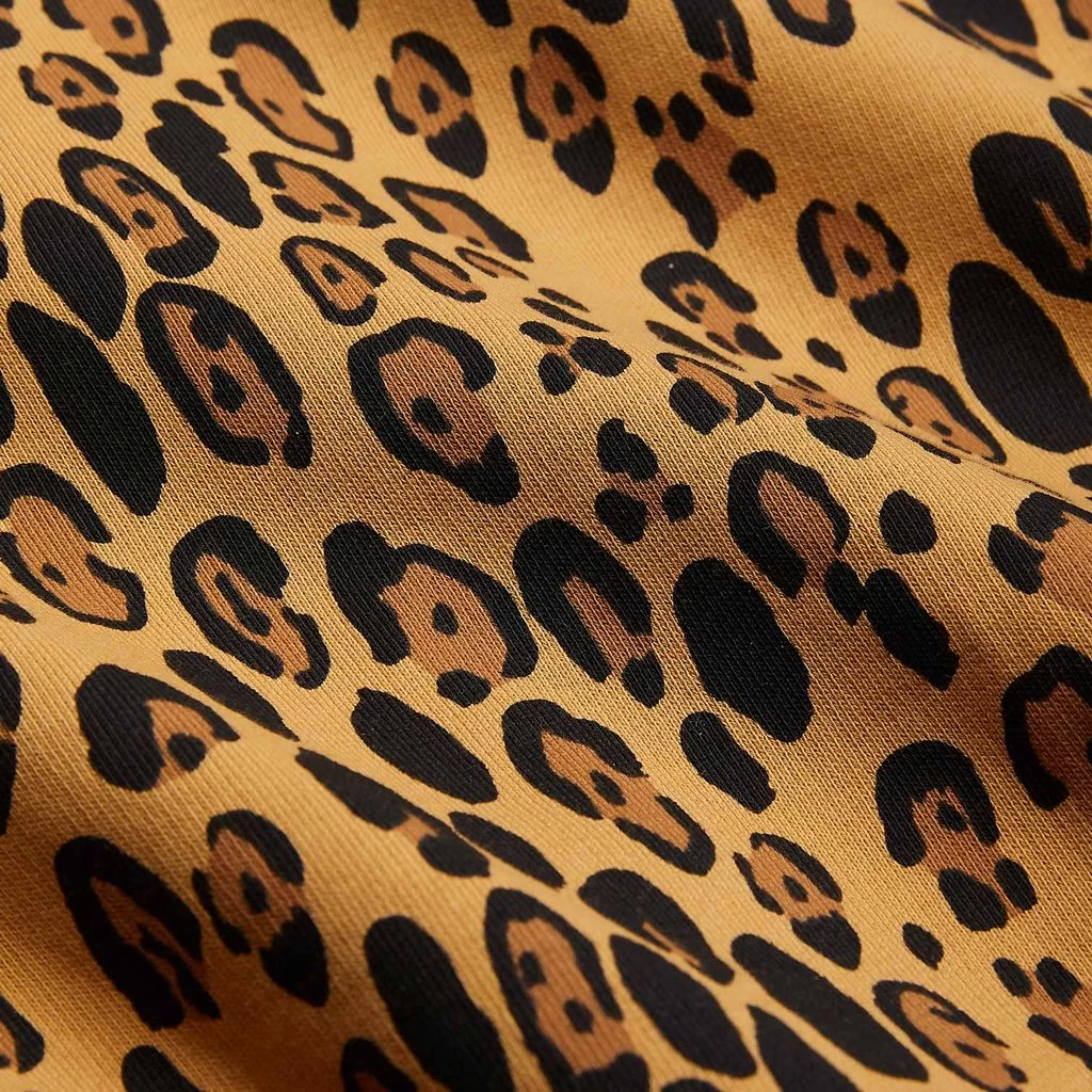 Mini Rodini Basic Leopard Print Hoodie Beige 4 Mini Rodini Basic Leopard Print Hoodie Beige - Image 4