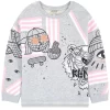 Kenzo Grey Cosmic Tiger Print Sweatshirt