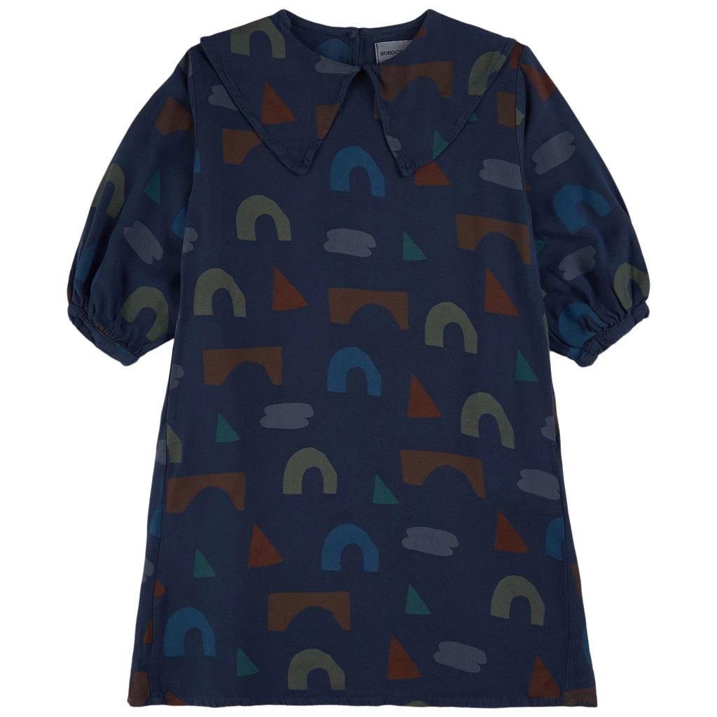 Bobo Choses Playful Printed Dress Midnight Blue 1 Bobo Choses Playful Printed Dress Midnight Blue