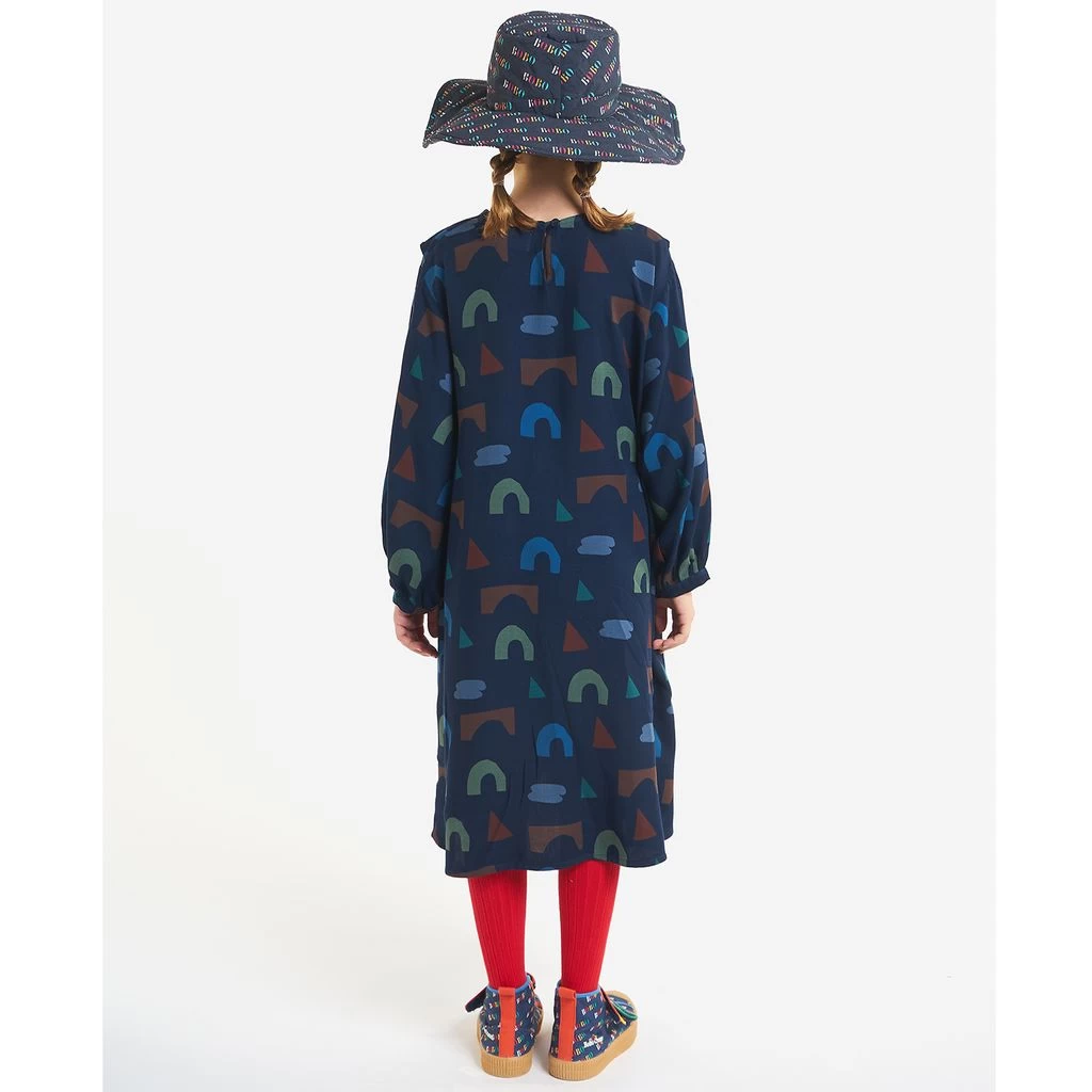 Bobo Choses Playful Printed Dress Midnight Blue 6 Bobo Choses Playful Printed Dress Midnight Blue - Image 6