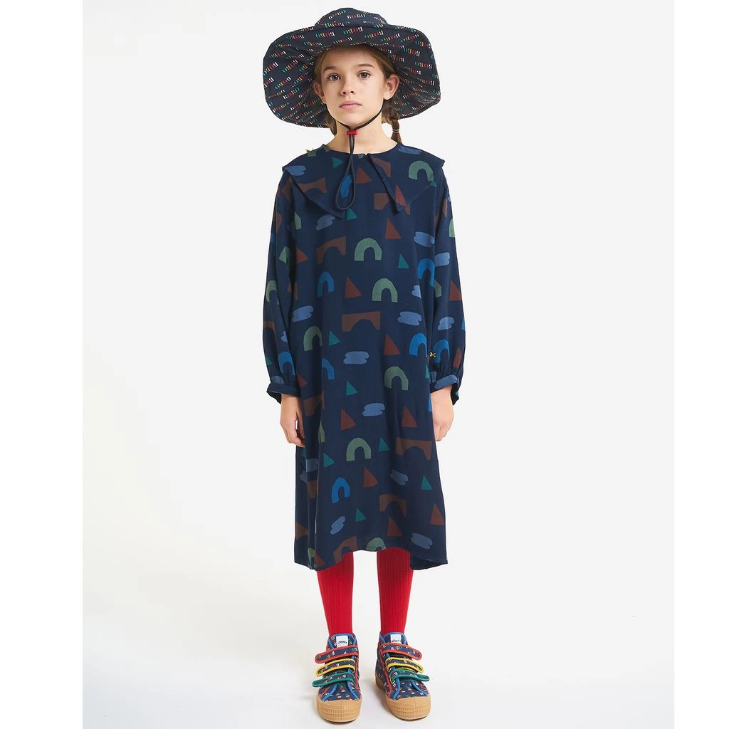 Bobo Choses Playful Printed Dress Midnight Blue 8 Bobo Choses Playful Printed Dress Midnight Blue - Image 8