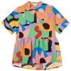 Stella McCartney Kids Graphic Print Dress Multicolor