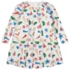 Stella McCartney Kids Printed Tulle Dress White