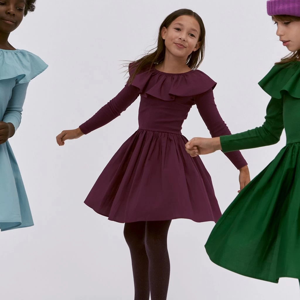 Molo GOTS Cille Dress Purple Shadow 4 Molo GOTS Cille Dress Purple Shadow - Image 4