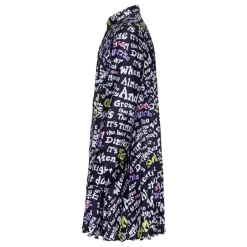 MSGM Pleated Printed Dress Black -PETIT BATEAU Store 1024x1024 1685