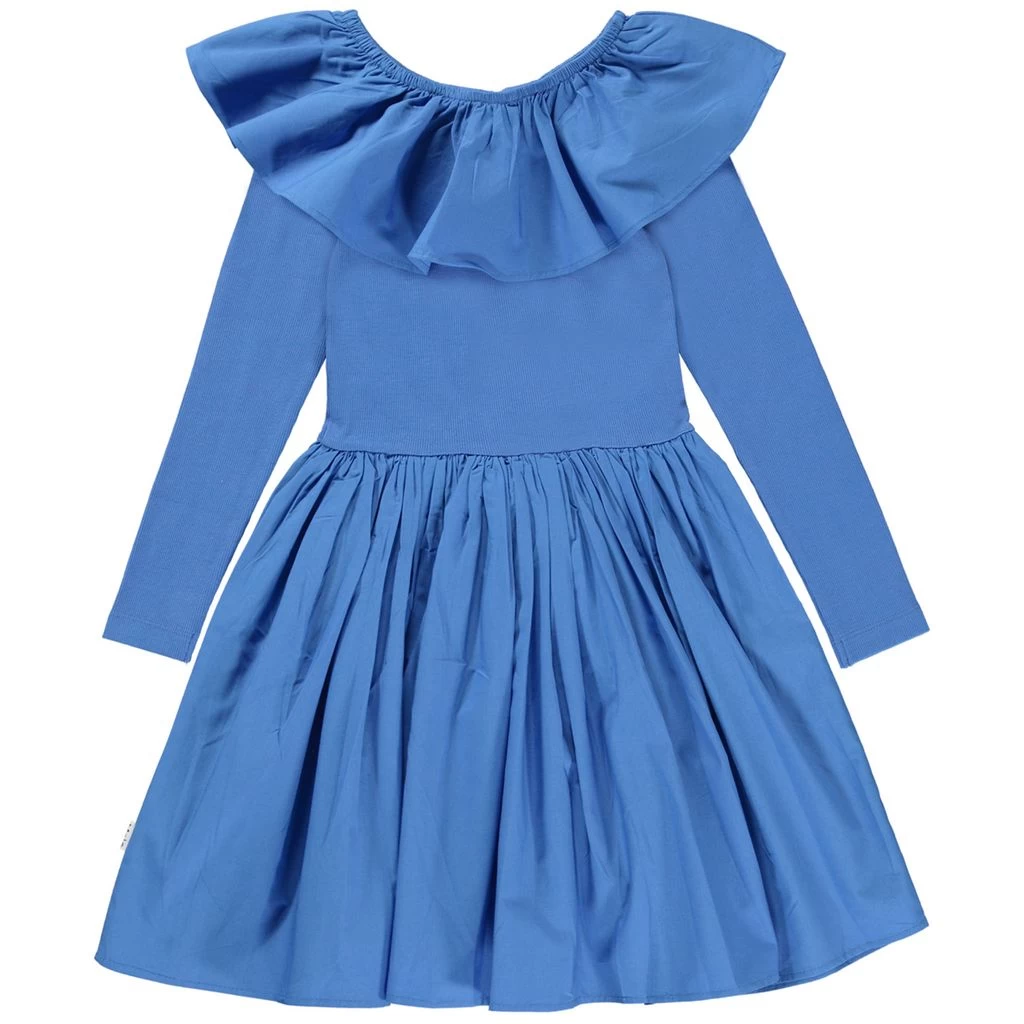 Molo Cille GOTS Dress Stilleben Blue 2 Molo Cille GOTS Dress Stilleben Blue - Image 2