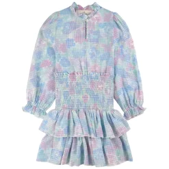 Les Coyotes De Paris Dunica Dress Aquarel Flower Pastel