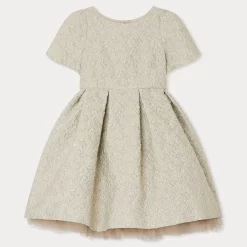 BONPOINT Lilibet Dress Cream