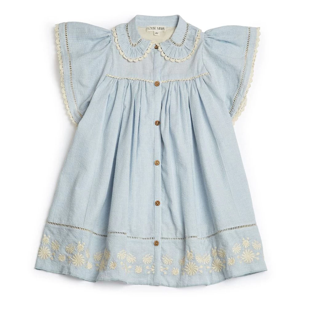 Louise Misha Marla Striped Dress Blue 1 Louise Misha Marla Striped Dress Blue