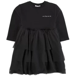 Love You Love Me Dress Black