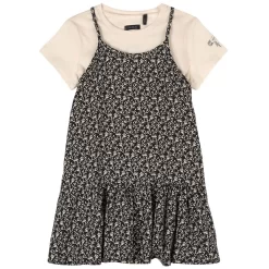 Ikks Lily Floral Dress Black