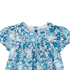 Jacadi Floral Baby Dress Blue 13 Jacadi Floral Baby Dress Blue -PETIT BATEAU Store 1024x1024 1810