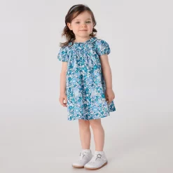 Jacadi Floral Baby Dress Blue 19 Jacadi Floral Baby Dress Blue -PETIT BATEAU Store 1024x1024 1816