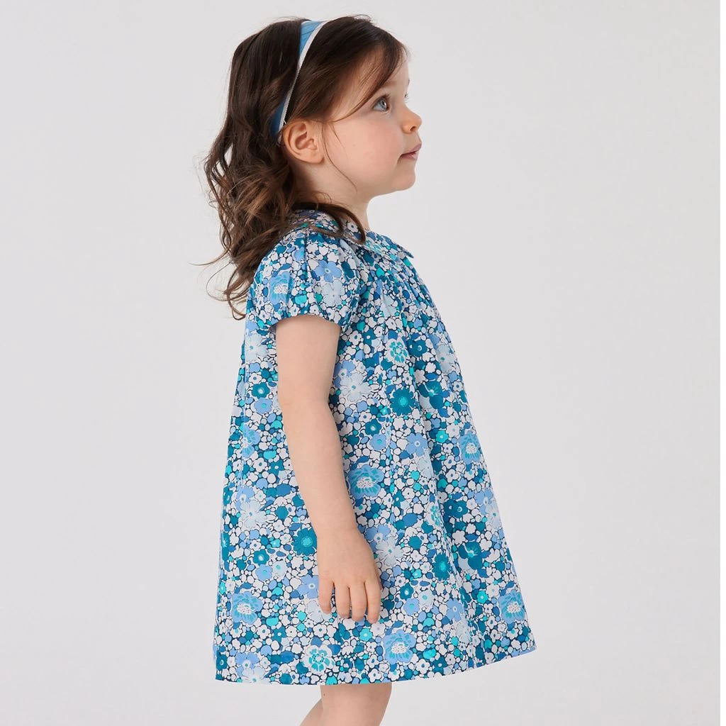 Jacadi Floral Baby Dress Blue 10 Jacadi Floral Baby Dress Blue - Image 10
