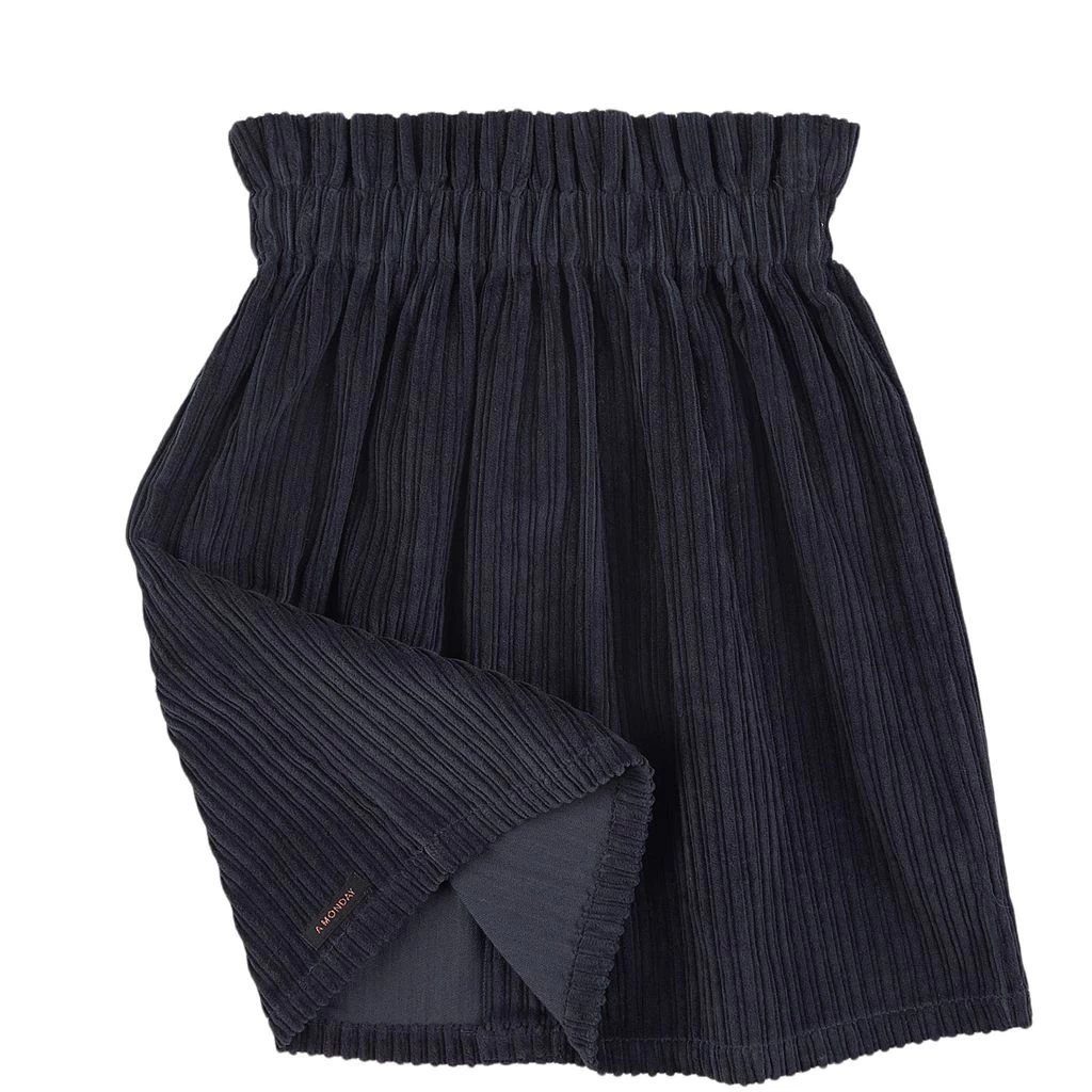 Selina Ribbed Corduroy Skirt Outer Space Blue 2 Selina Ribbed Corduroy Skirt Outer Space Blue - Image 2