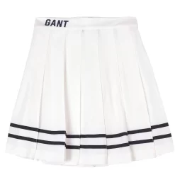 Gant Pleated Skirt White