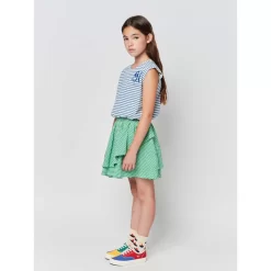 Bobo Choses Gingham Skirt Green -PETIT BATEAU Store 1024x1024 1867