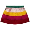 Stella McCartney Kids Skirt With Fringes Multicolor