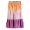 Scotch & Soda Skirt With Tie-dye Effect Purple
