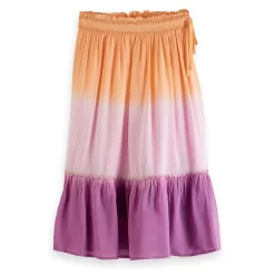 Scotch & Soda Skirt With Tie-dye Effect Purple