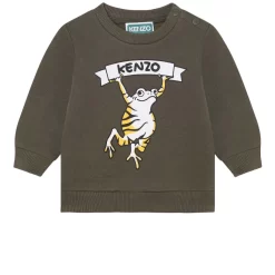 Kenzo Graphic Sweatshirt Khaki