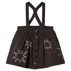 Stars Skirt Washed Black