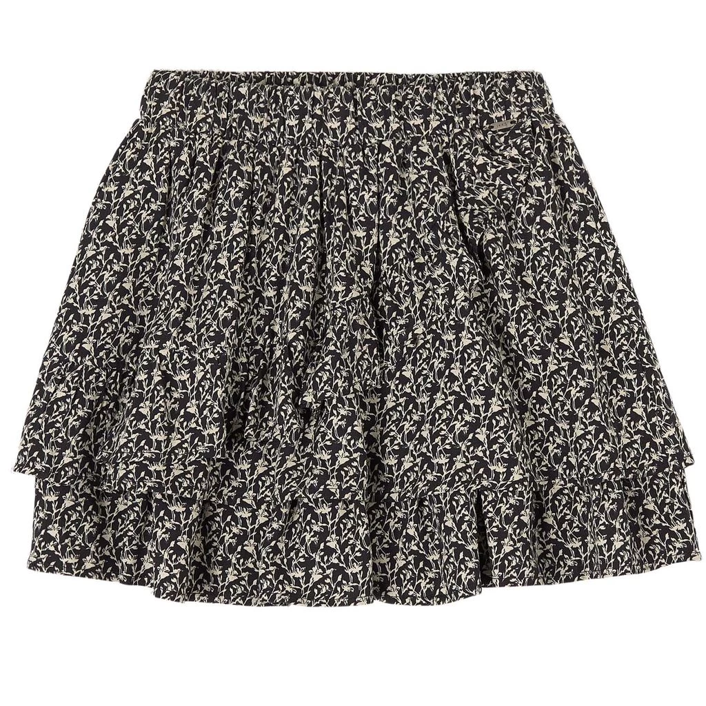 Ikks Lily Print Skirt Black 1 Ikks Lily Print Skirt Black