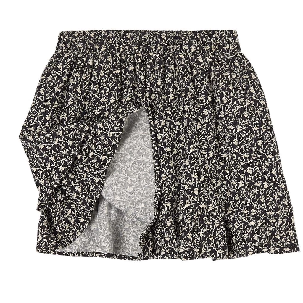 Ikks Lily Print Skirt Black 2 Ikks Lily Print Skirt Black - Image 2