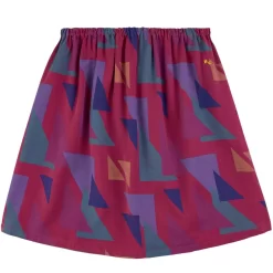 Bobo Choses Triangles Skirt Purple