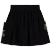 Stella McCartney Kids Embroidered Skirt Charcoal Gray