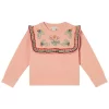 Stella McCartney Kids Embroidered Sweatshirt Pink