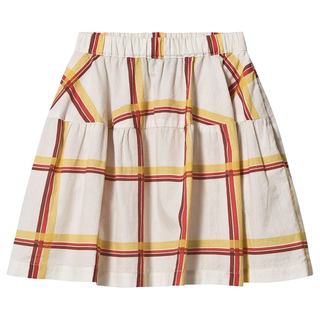 Turkey Skirt Soft Beige Squares 1 Turkey Skirt Soft Beige Squares